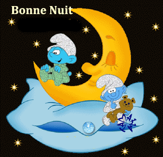 bonne nuit stroumph